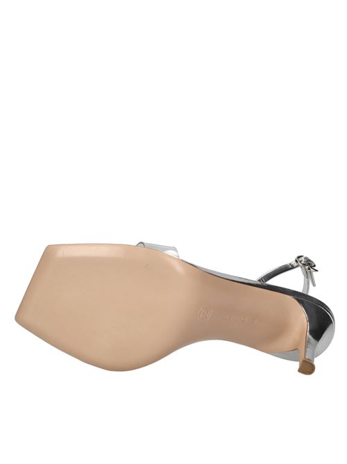 RIBBON CANDY model sandals in plexi and leather GIANVITO ROSSI | RIBBON CANDY 85 PLEXITRASP